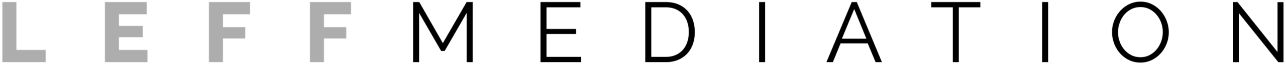 Leff Mediation Logo 2025 Blck